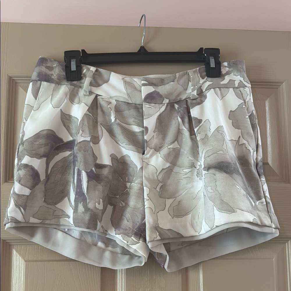 Simply Vera Vera Wang High Waist Gray Shorts